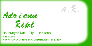 adrienn ripl business card